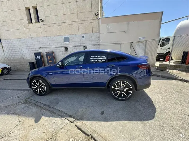 Usado Mercedes GLC43 AMG 367 CV (269 kW) 2019 Azul SUV