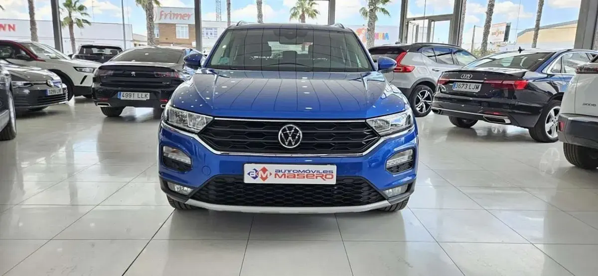 Usado VW T-Roc Advance 116 CV (85 kW) 2021 Azul SUV