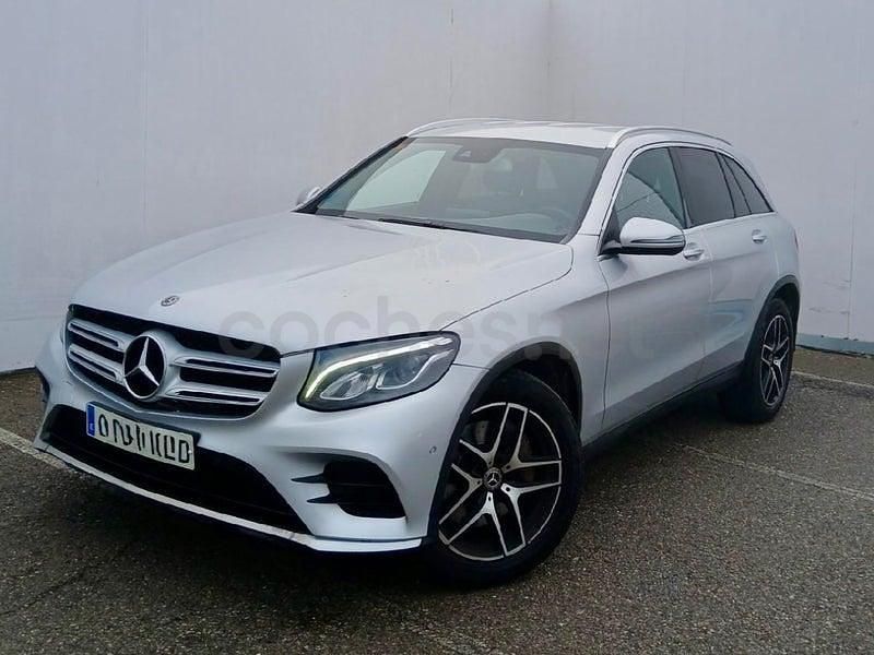 Usado Mercedes GLC220 170 CV (125 kW) 2019 Gris / plata SUV
