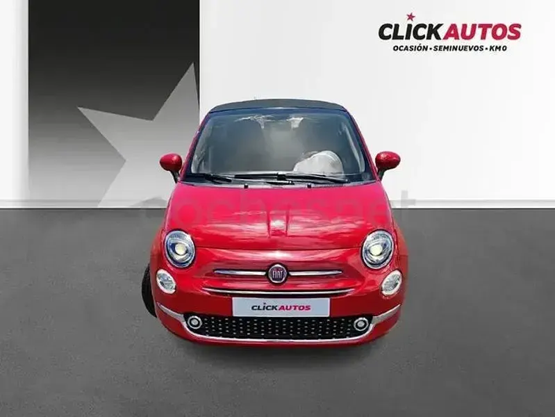 Usado Fiat 500C Dolcevita 70 CV (51 kW) 2024 Rojo Descapotable
