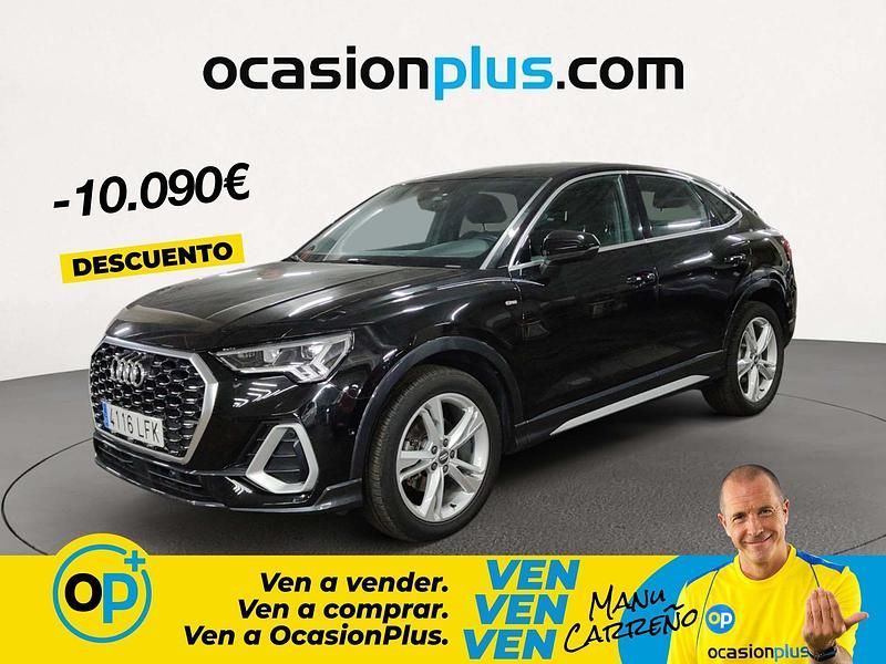 Usado Audi Q3 S-Line 150 CV (110 kW) 2020 Negro SUV