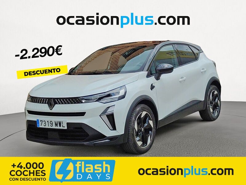 Blanco Usado 2024 Renault Captur Techno SUV | 25.200 € (Caro) - Imagen 1/4