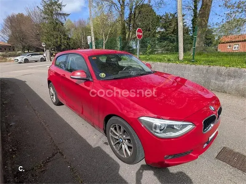 Brugt BMW 116 Efficient Dynamics 116 HK (85 kW) 2014 Rød Hatchback