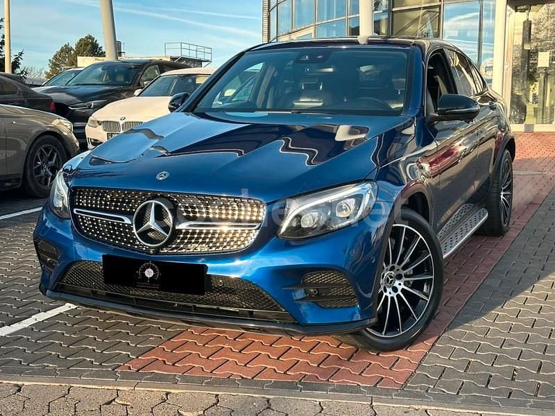Usado Mercedes GLC220 170 CV (125 kW) 2019 Azul Coupe