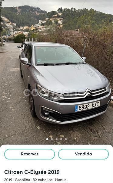 Gris / plata Usado 2019 Citroën C-Elysee I Feel Berlina | 7300 € (Buen precio) - Imagen 1/4