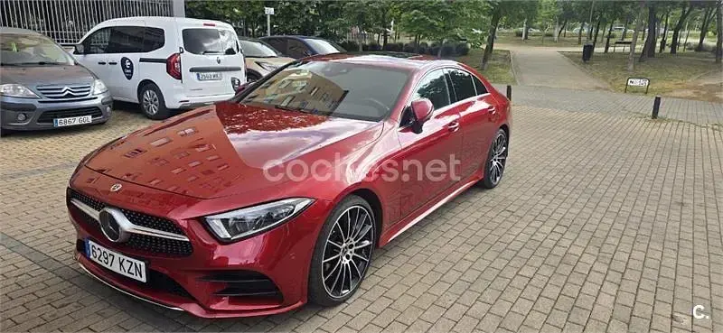 Usado Mercedes CLS400 340 CV (250 kW) 2018 Rojo Berlina
