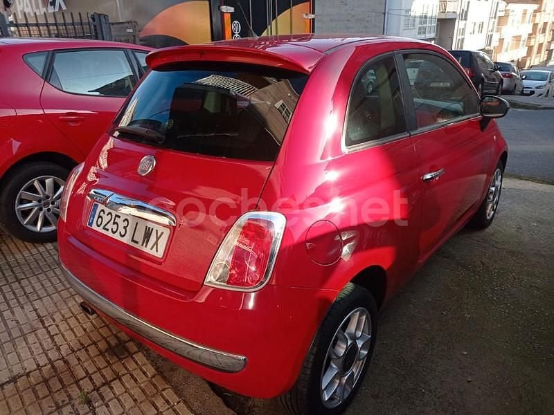 Usado Fiat 500 Lounge 69 CV (50 kW) 2009 Rojo Berlina