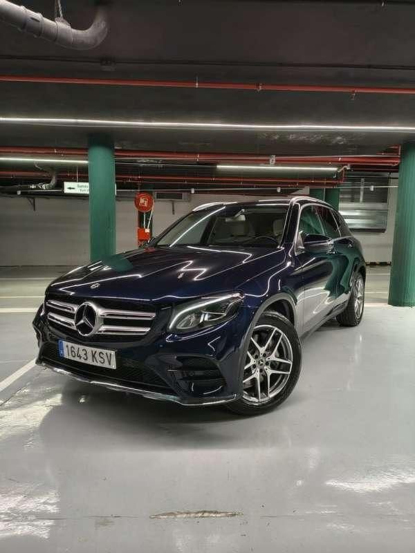 Usado Mercedes GLC220 170 CV (125 kW) 2019 Azul SUV
