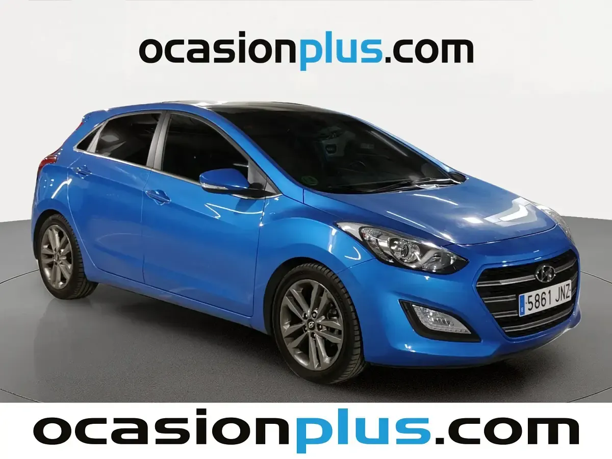 Usado Hyundai i30 GO! 110 CV (80 kW) 2016 Azul Utilitario