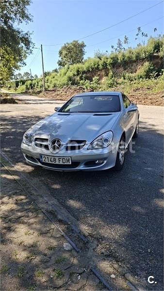 Usado Mercedes SLK200 163 CV (119 kW) 2005 Gris / plata Descapotable