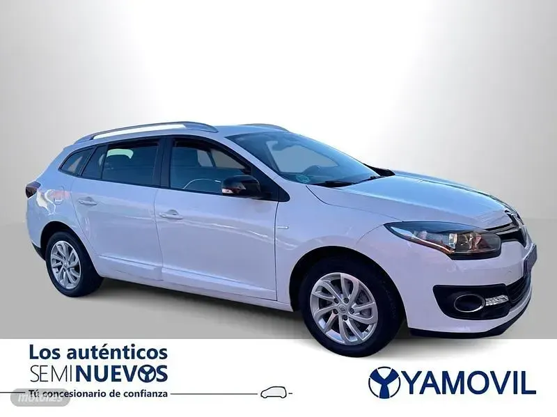 Usado Renault Mégane GrandTour LIMITED 115 CV (84 kW) 2016 Blanco Familiar