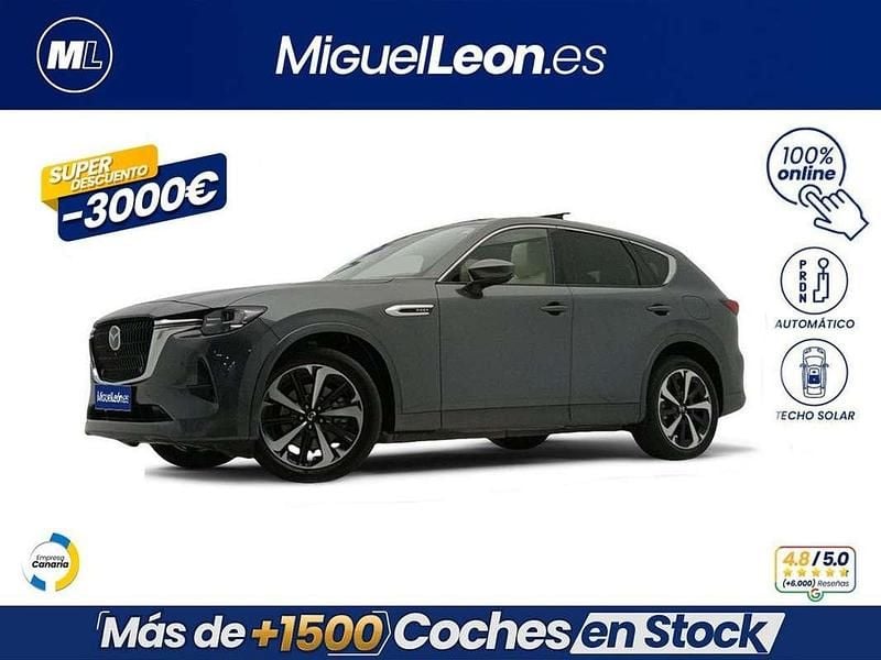 Gris Usado 2024 Mazda CX-60 Takumi-Line SUV | 39.985 € (Buen precio) - Imagen 1/3