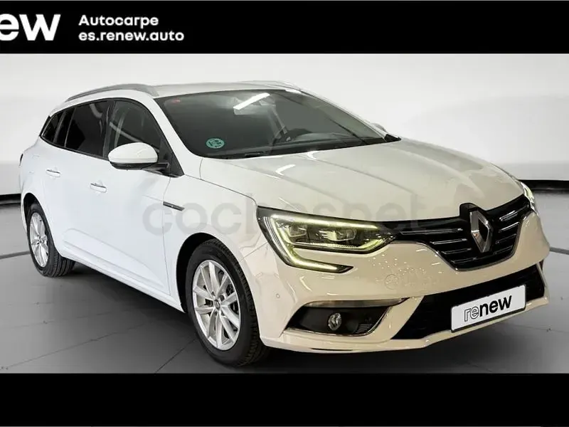 Usado Renault Mégane GrandTour Zen 130 CV (95 kW) 2017 Blanco Familiar