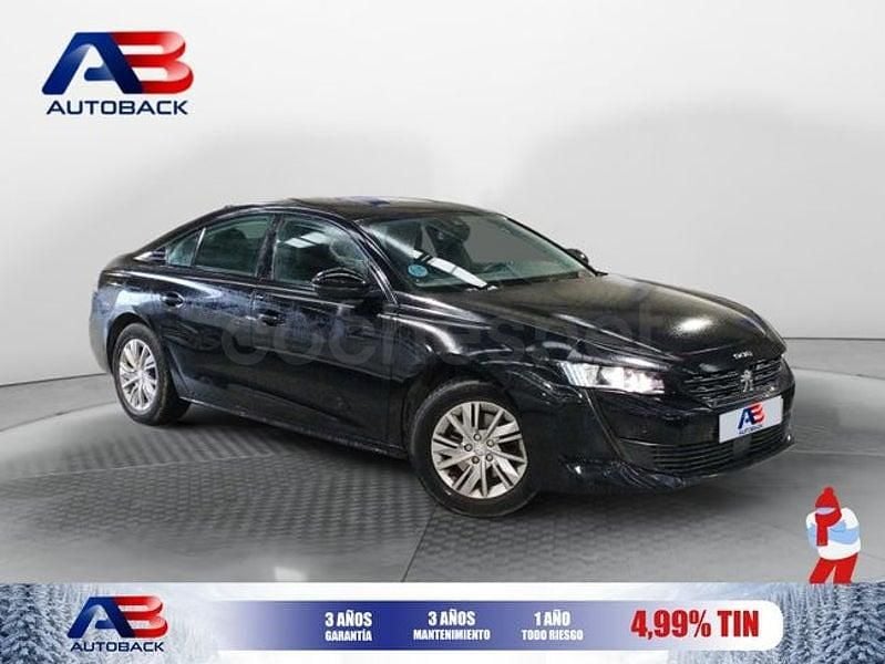 Usado Peugeot 508 Active 130 CV (95 kW) 2022 Negro Berlina
