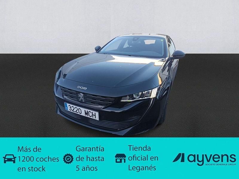 Usado Peugeot 508 Active 130 CV (95 kW) 2022 Negro Berlina