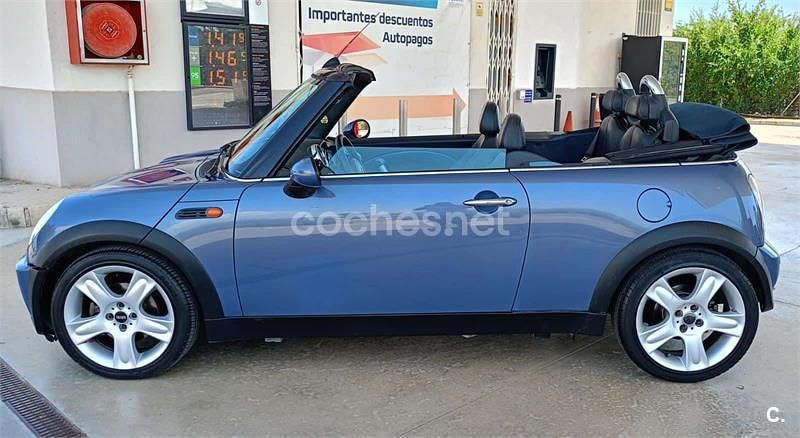 Usado Mini Cooper Cabriolet 116 CV (85 kW) 2004 Azul Descapotable