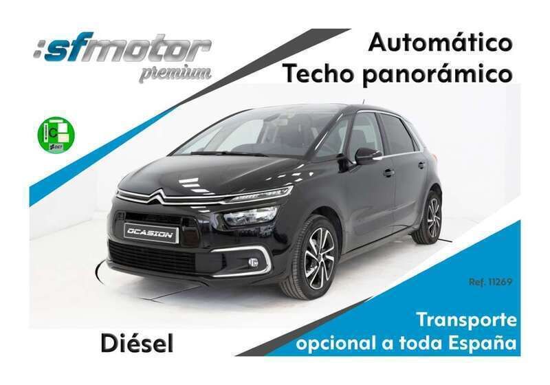 Negro Usado 2018 Citroën C4 Picasso Feel Monovolumen | 13.900 € (Un poco caro) - Imagen 1/4