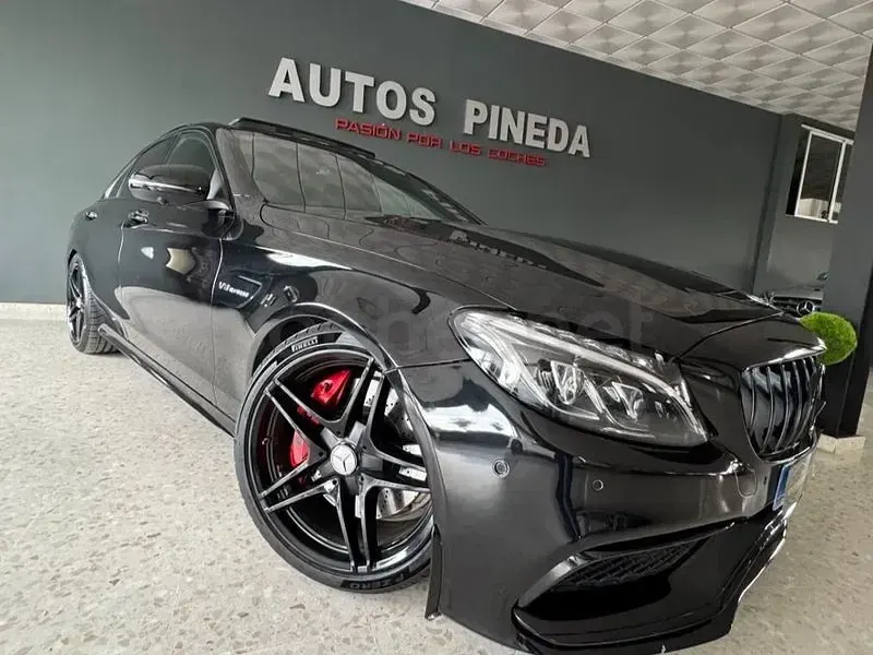 Usado Mercedes C63 AMG 476 CV (350 kW) 2017 Negro Berlina