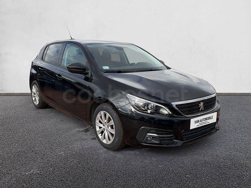 Usado Peugeot 308 Style 130 CV (95 kW) 2018 Negro Berlina