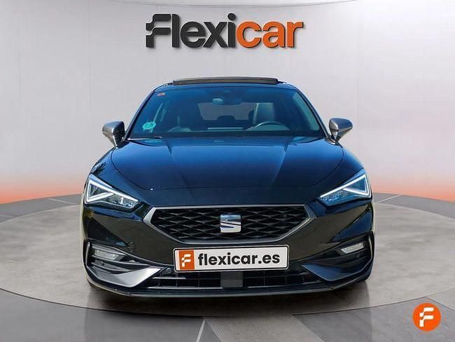 Usado Seat Leon FR 150 CV (110 kW) 2021 Negro Berlina