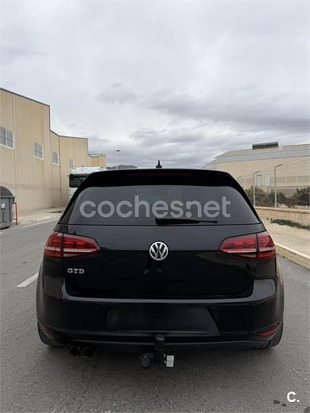 Usado VW Golf VII GTD 184 CV (135 kW) 2016 Negro Familiar