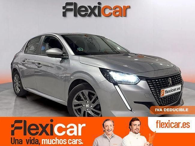 Usado Peugeot 208 Active 100 CV (73 kW) 2021 Gris Utilitario