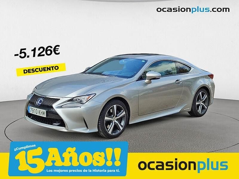 Gris Usado 2018 Lexus RC300h Executive Line Coupe | 26.250 € (Precio justo) - Imagen 1/4