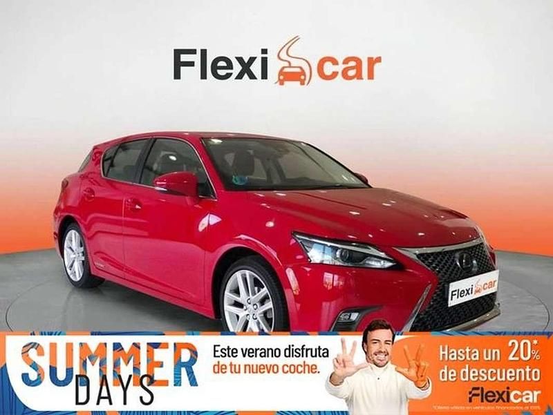 Rojo Usado 2018 Lexus CT200h Luxury Line Berlina | 15.480 € (Buen precio) - Imagen 1/4