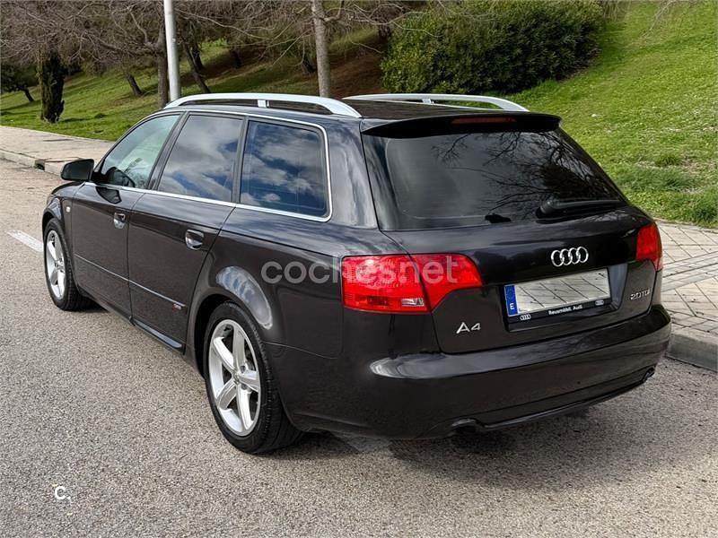 Usado Audi A4 S-Line 170 CV (125 kW) 2007 Negro Familiar