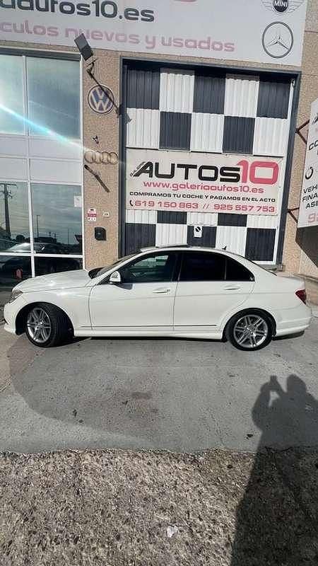 Usado Mercedes C200 AMG 136 CV (100 kW) 2008 Blanco Berlina