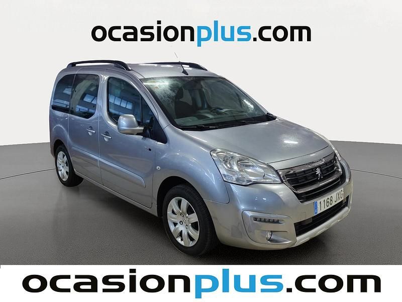Usado Peugeot Partner Style 120 CV (88 kW) 2017 Gris Monovolumen
