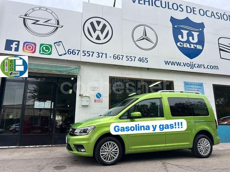 Verde Usado 2018 VW Caddy Trendline Monovolumen | 16.990 € (Buen precio) - Imagen 1/4