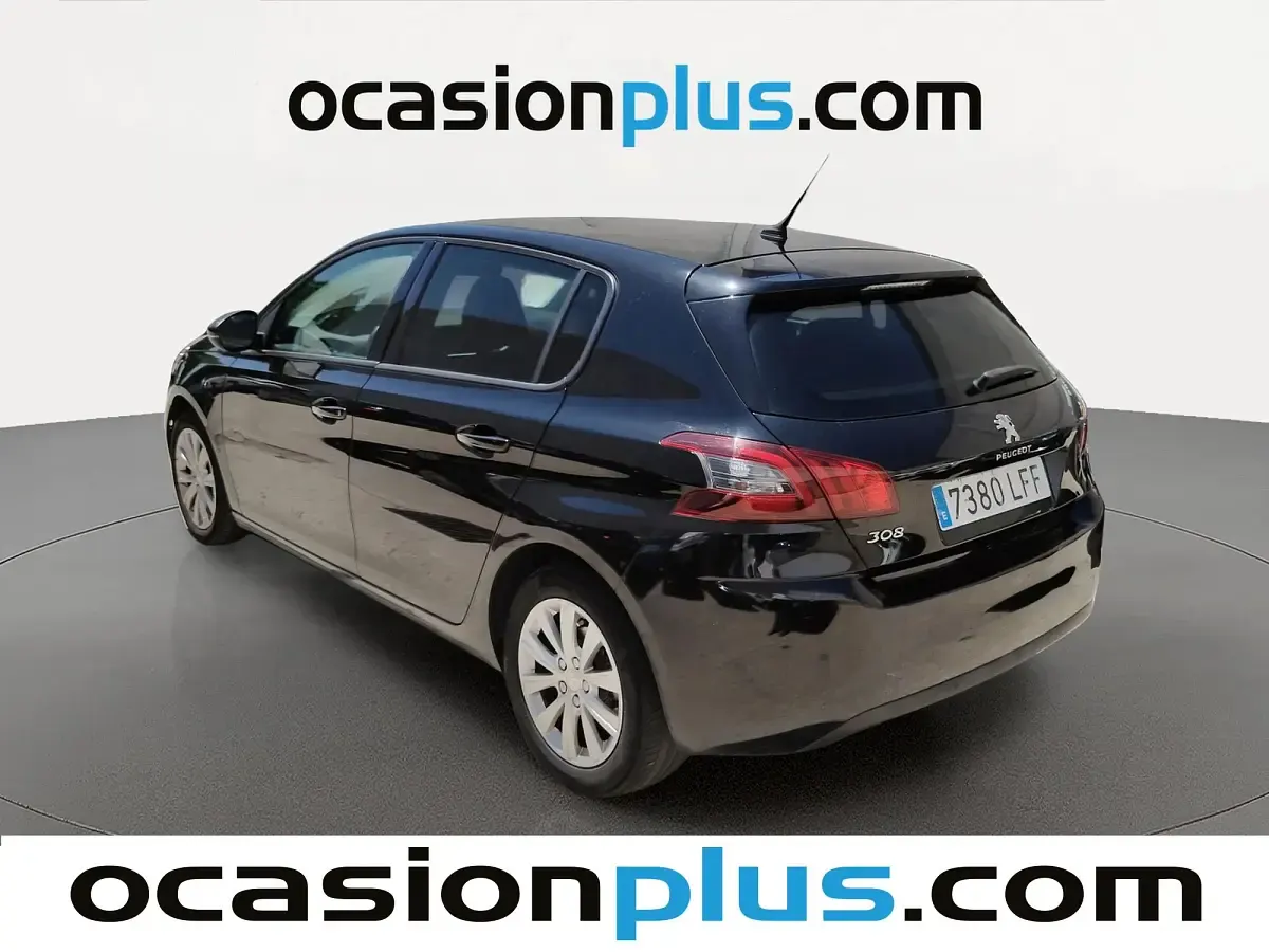 Usado Peugeot 308 Style 110 CV (80 kW) 2020 Negro Utilitario