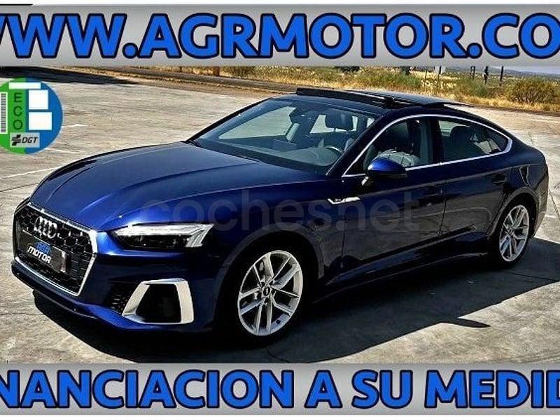 Usado Audi A5 Sportback Ambiente 163 CV (119 kW) 2021 Azul Utilitario