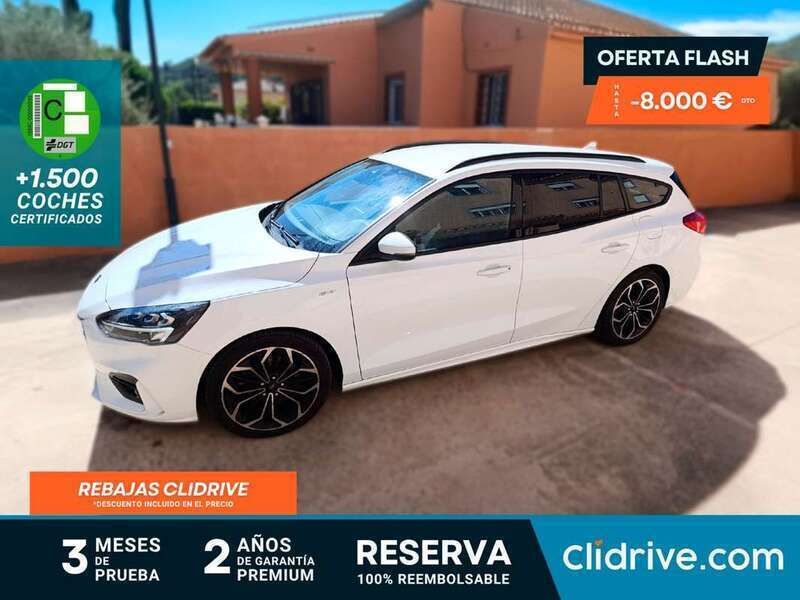 Blanco Usado 2020 Ford Focus ST-Line Utilitario | 15.790 € (Precio justo) - Imagen 1/3