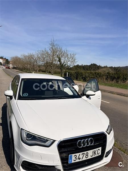 Usado Audi A3 S-Line 150 CV (110 kW) 2015 Blanco Berlina