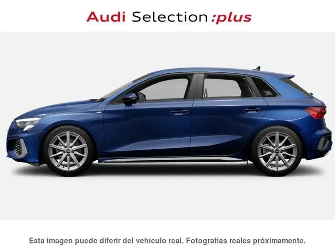 Usado Audi A3 Sportback 150 CV (110 kW) 2022 Azul Utilitario