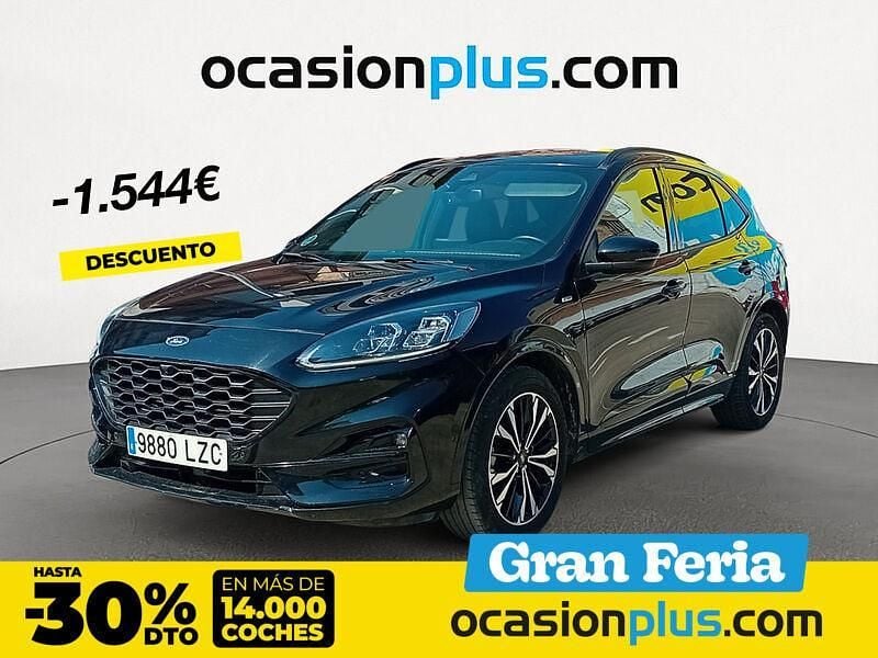 Negro Usado 2022 Ford Kuga ST-Line SUV | 16.990 € (Precio justo) - Imagen 1/4