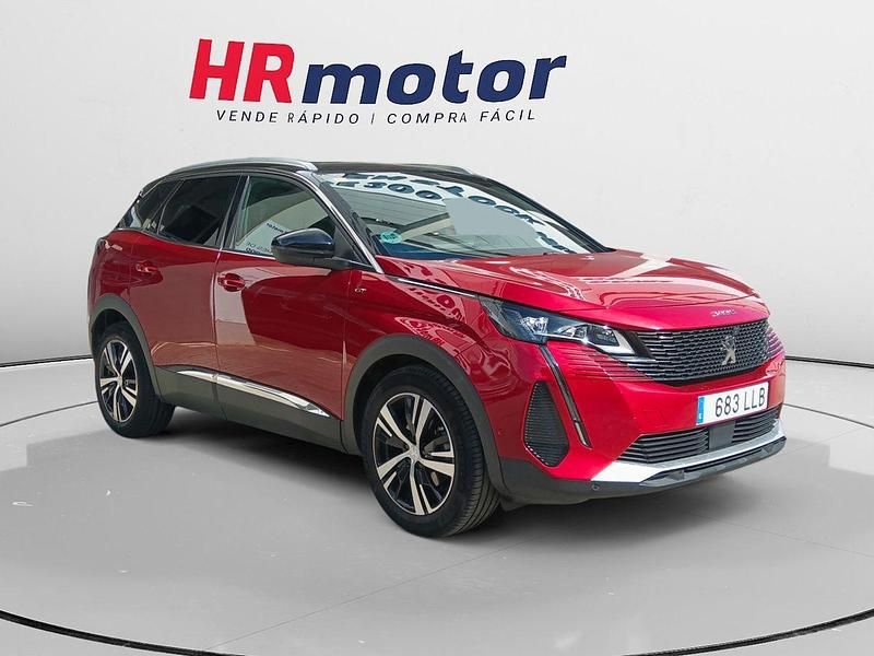 Rojo Usado 2020 Peugeot 3008 GT-line SUV | 17.790 € (Precio justo) - Imagen 1/4
