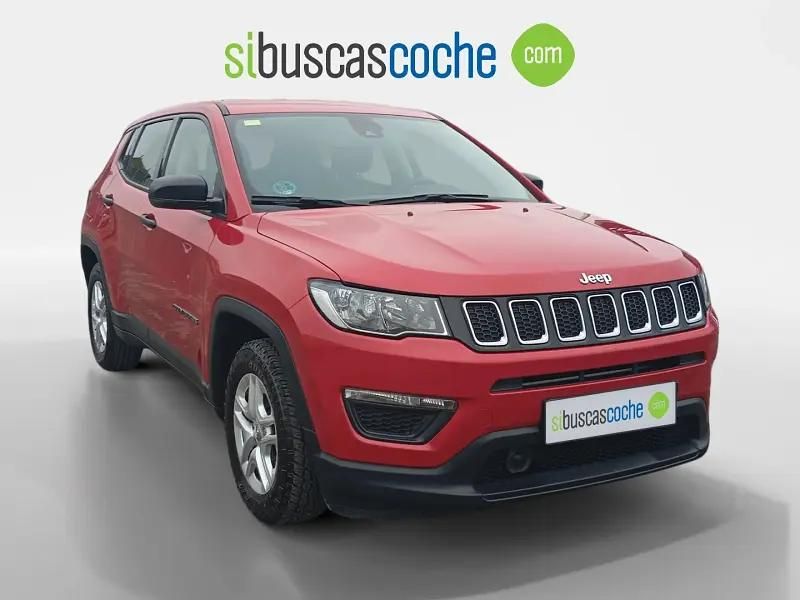 Rojo Usado 2019 Jeep Compass SUV | 18.990 € (Un poco caro) - Imagen 1/4