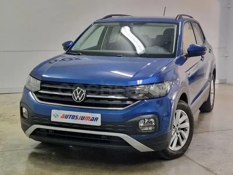 Usado VW T-Cross Advance 110 CV (80 kW) 2022 Azul SUV