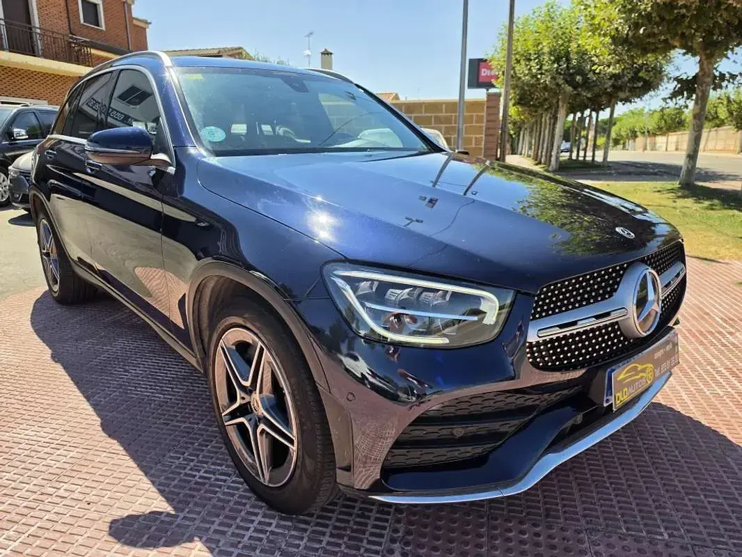 Usado Mercedes GLC220 194 CV (142 kW) 2020 Azul SUV