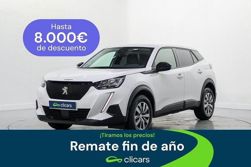 Blanco Usado 2022 Peugeot 2008 Active SUV | 14.890 € (Precio justo) - Imagen 1/4