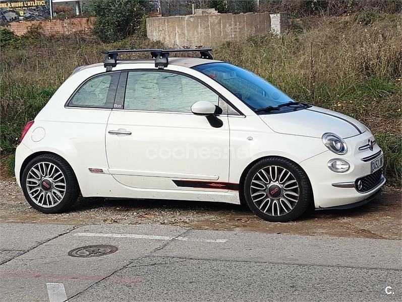 Usado Fiat 500C Lounge 69 CV (50 kW) 2016 Beige Descapotable
