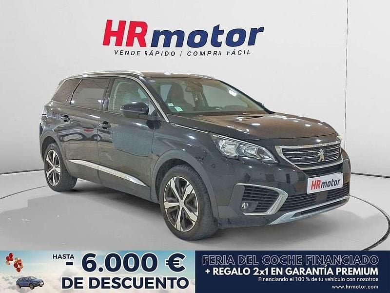 Negro Usado 2017 Peugeot 5008 Allure SUV | 13.840 € (Precio justo) - Imagen 1/4