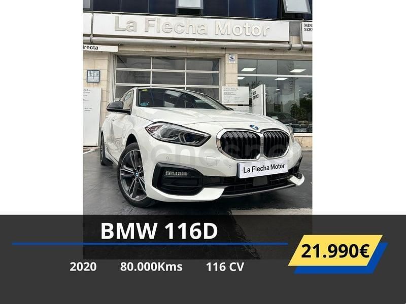 Usado BMW 116 Shadowline 116 CV (85 kW) 2020 Blanco Utilitario