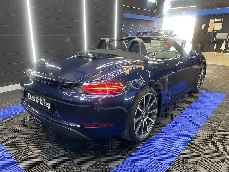 Usado Porsche 718 Boxster 300 CV (220 kW) 2018 Azul Descapotable