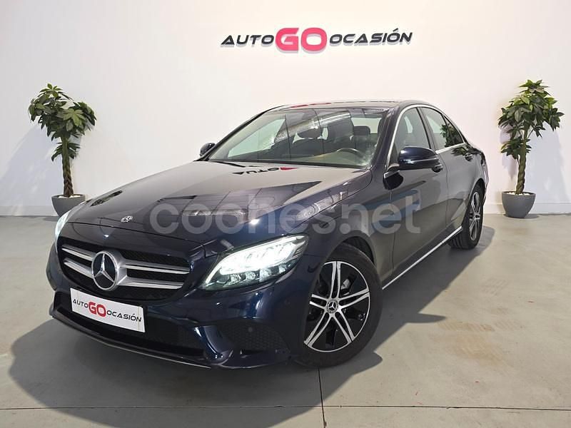 Usado Mercedes C200 150 CV (110 kW) 2019 Azul Berlina