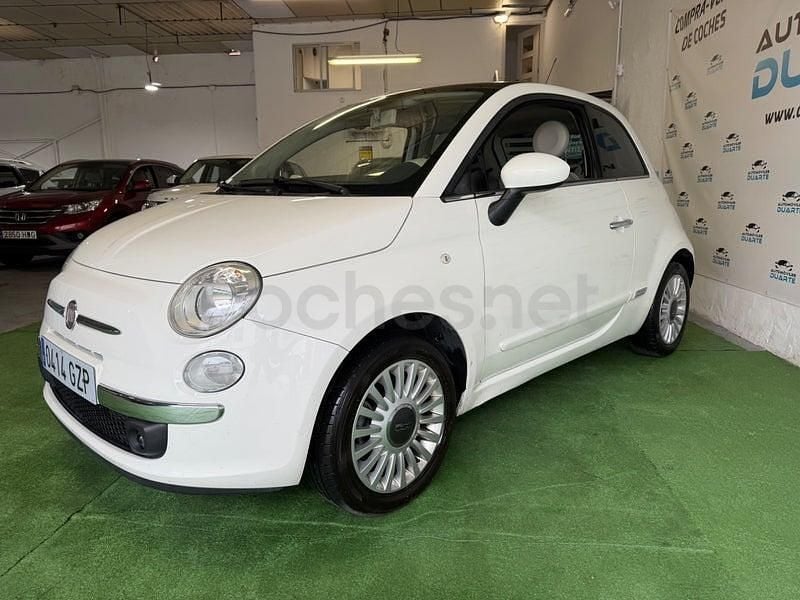 Usado Fiat 500 Lounge 69 CV (50 kW) 2010 Blanco Berlina