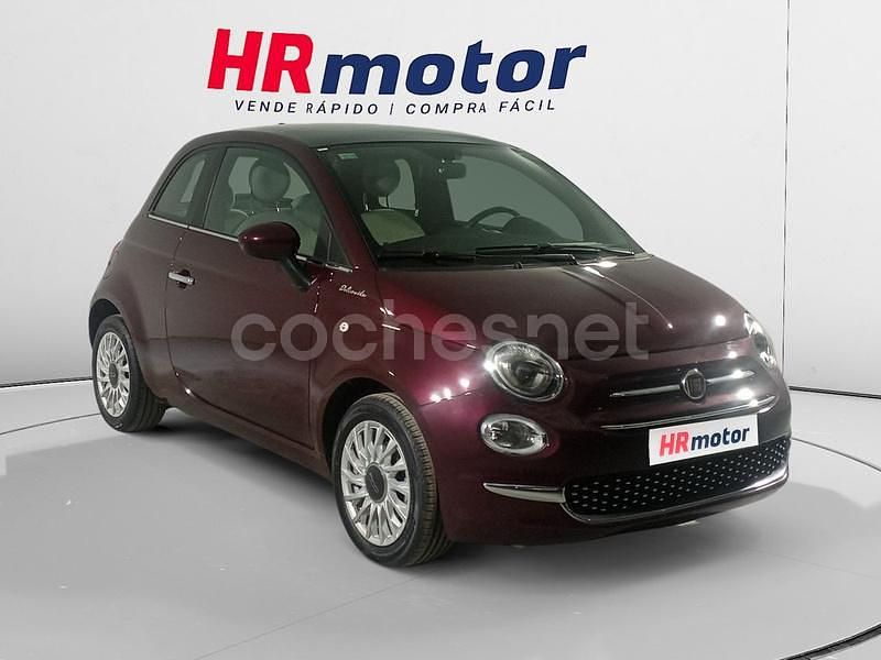 Granate Usado 2021 Fiat 500 Dolcevita Berlina | 9850 € (Buen precio) - Imagen 1/4